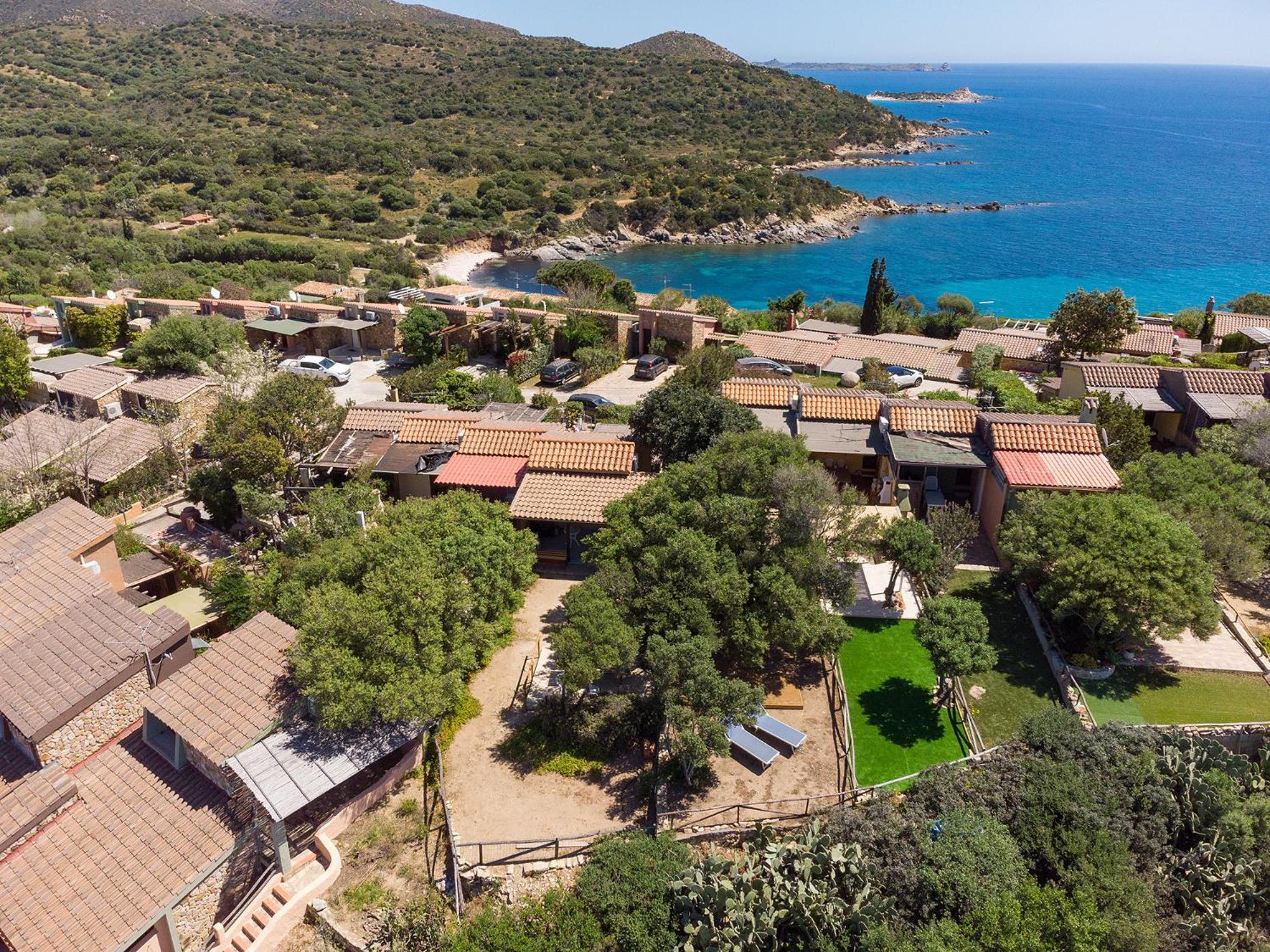 Villa Allegra Panoramica 150 Mt Dal Mare Villasimius Exterior foto